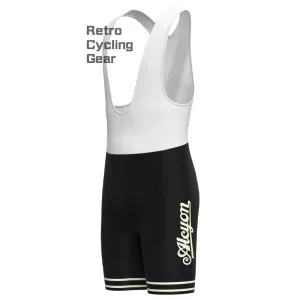 Paris Roubaix Black Retro Cycling Shorts