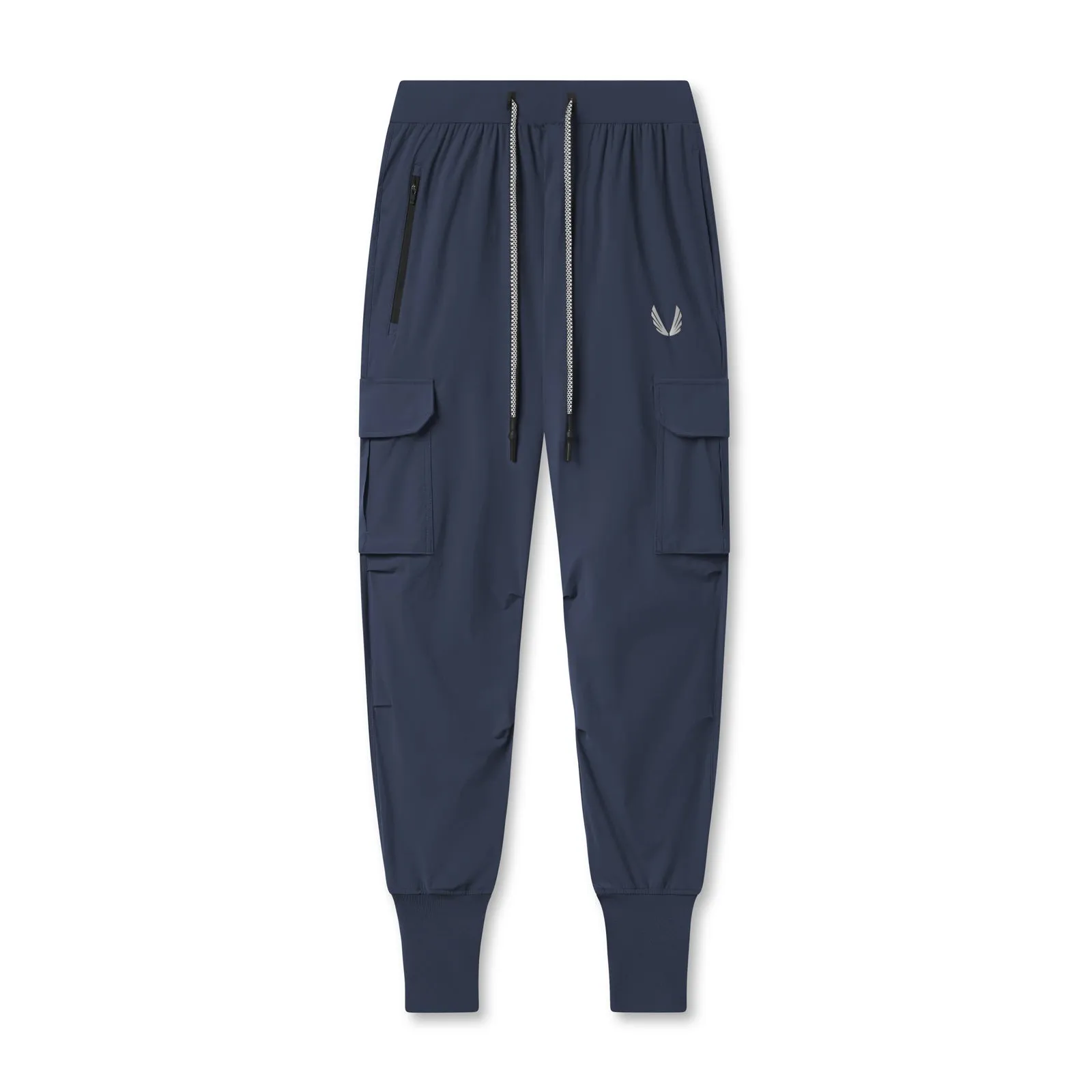 0825. Tetra-Lite™ Cargo High Rib Jogger - Navy "Reflective"