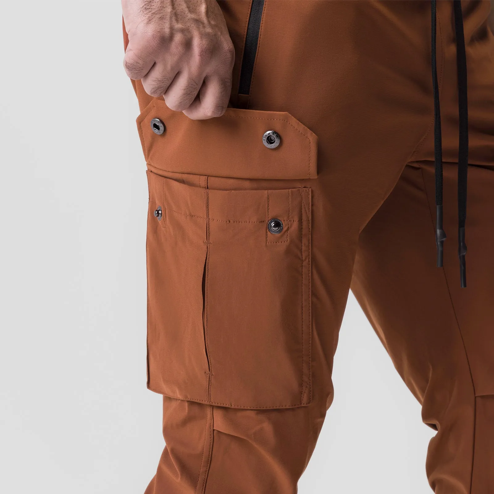 0825. Tetra-Lite™ Cargo High Rib Jogger - Rust