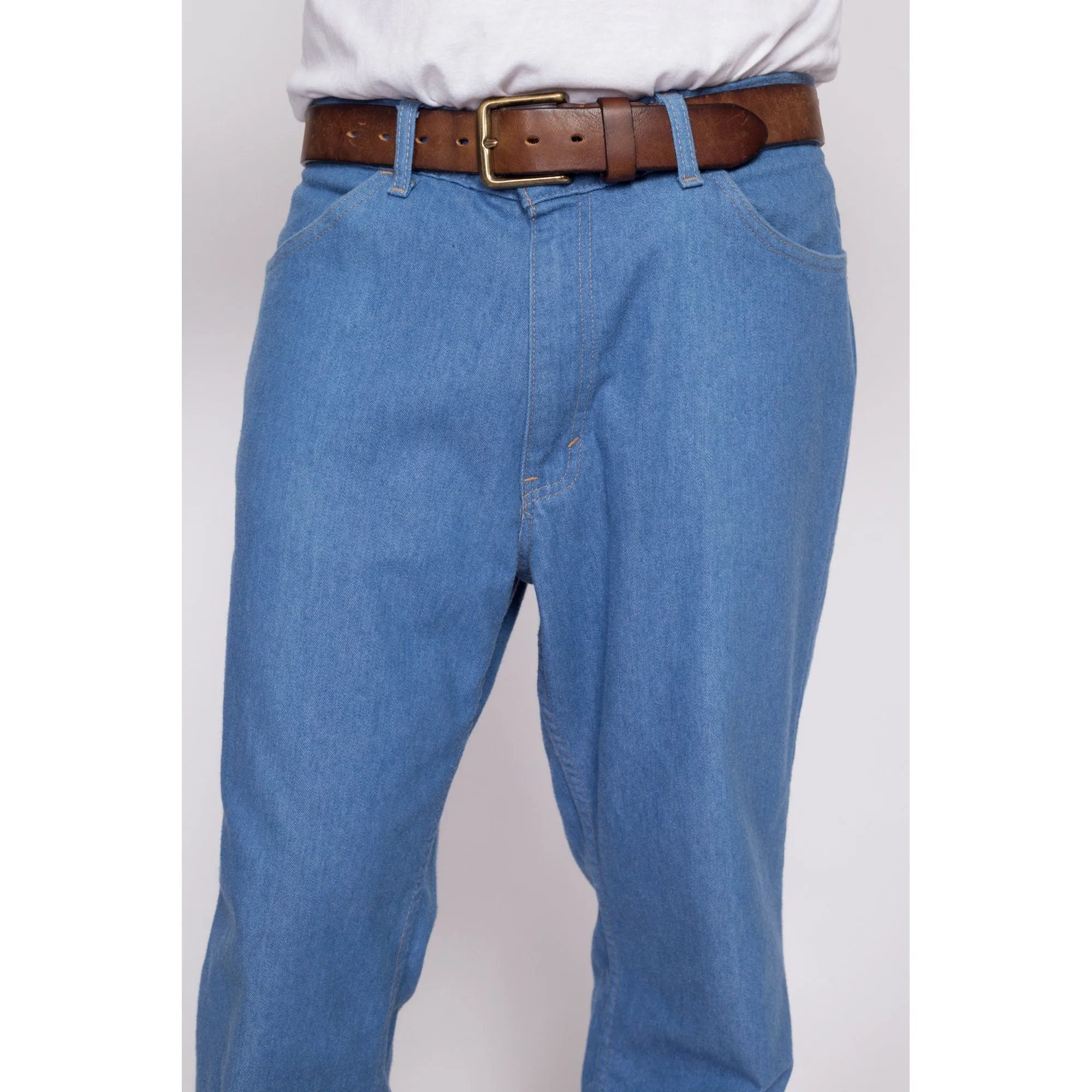 36x32 80s Blue Denim Pants