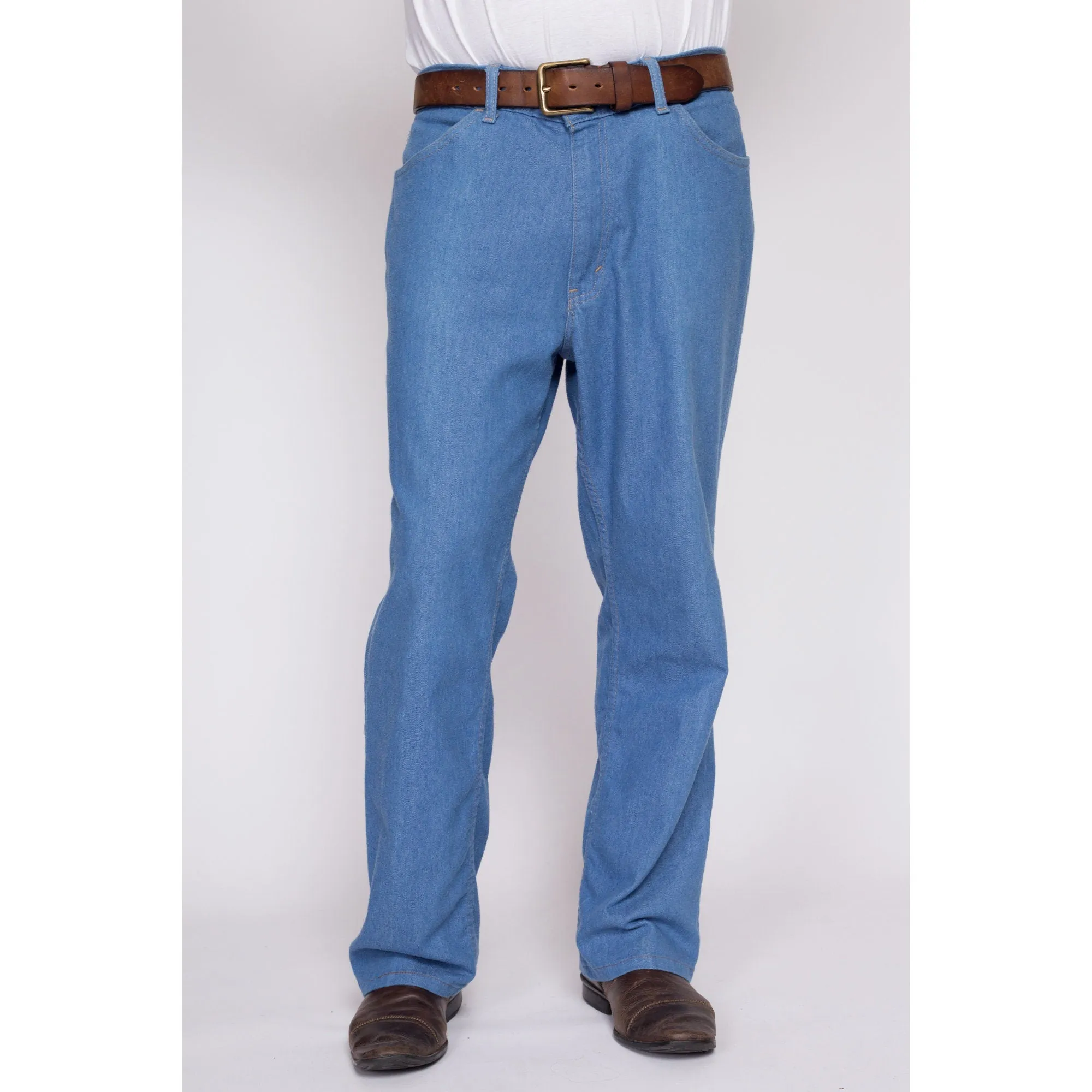 36x32 80s Blue Denim Pants