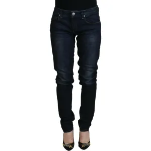 Acht Chic Low Waist Denim Skinny Jeans