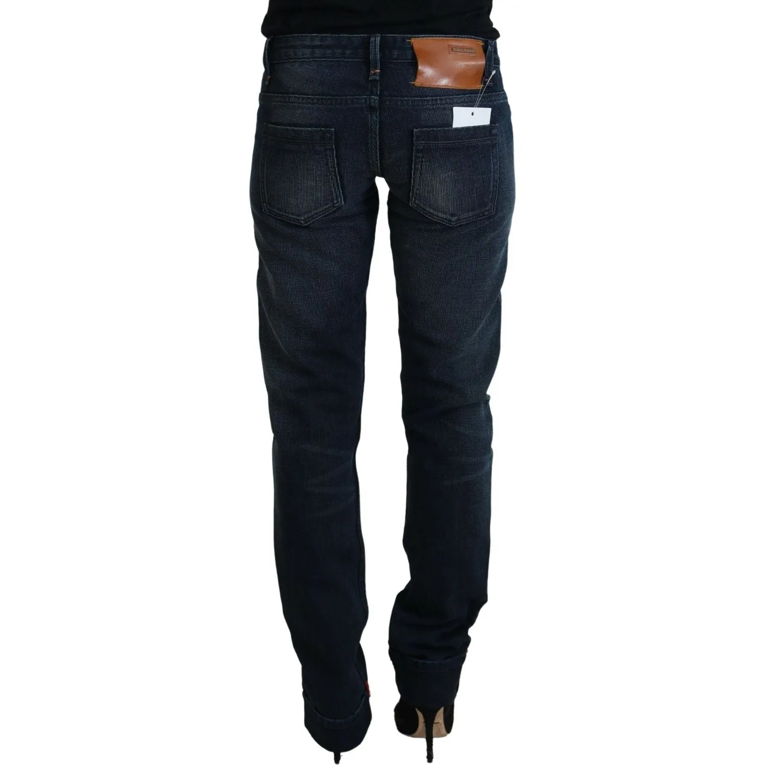 Acht Chic Low Waist Denim Straight Fit Jeans