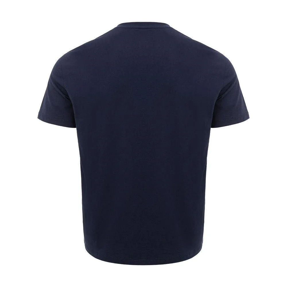 Armani Exchange Sleek Blue Cotton Tee for Men