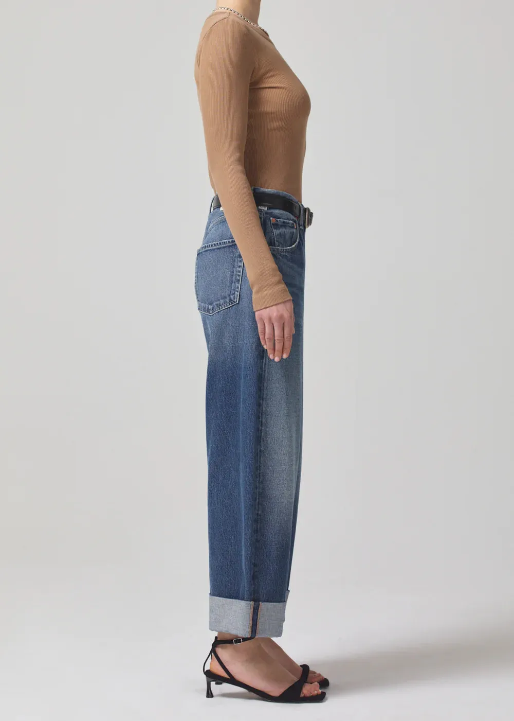 Ayla Baggy Cuffed Crop ~ Brielle