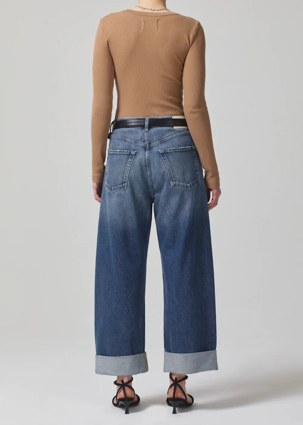 Ayla Baggy Cuffed Crop ~ Brielle