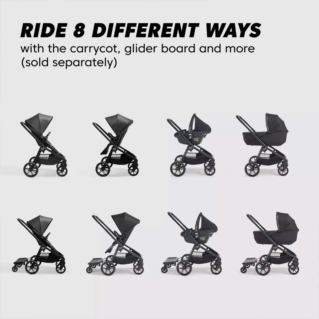 Baby Jogger City Sights Bundle - Stroller   Carrycot   Weather Shield   Belly Bar - Commuter