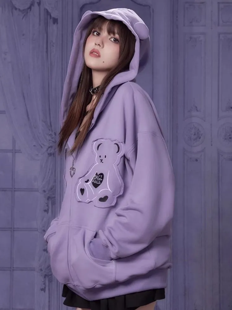 Bear Casual Hooded Sweatshirt【s0000006499】