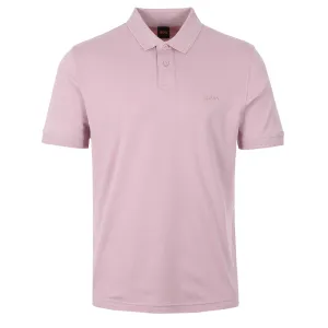 BOSS Pe Interlock Polo Shirt in Pink