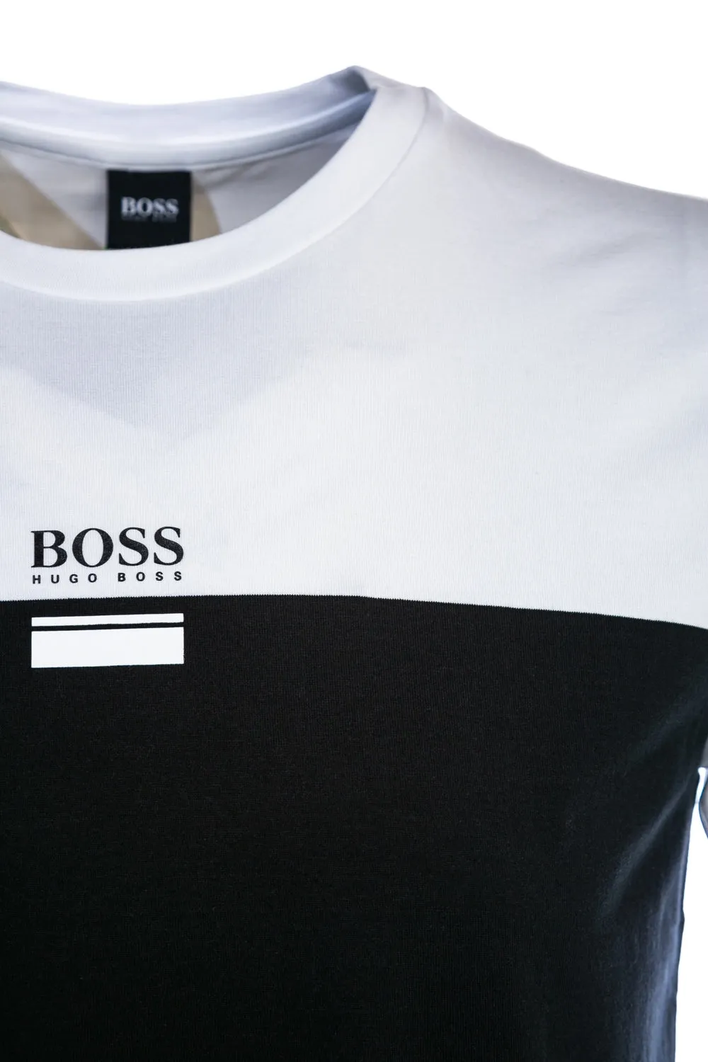 BOSS Tee 6 T Shirt in Black & White