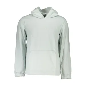 Calvin Klein Chic Green Hooded Cotton Blend Sweatshirt