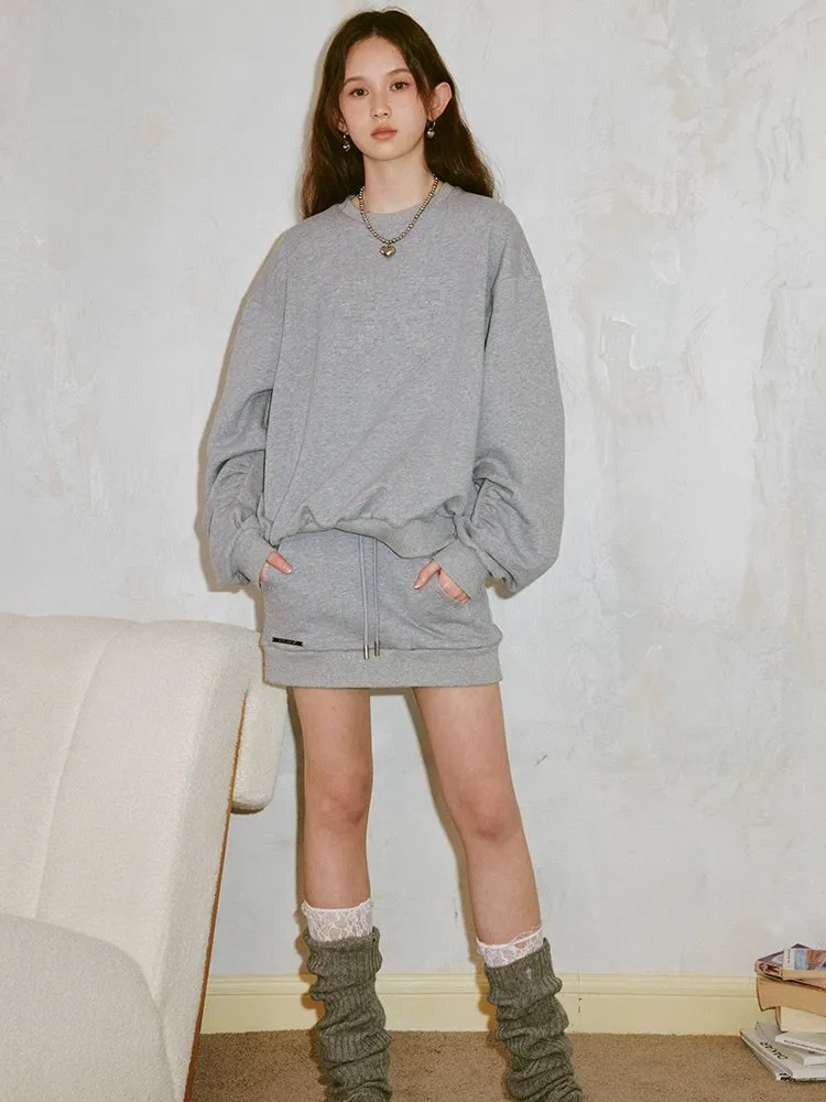 Casual sweatshirt   skirt【s0000007593】