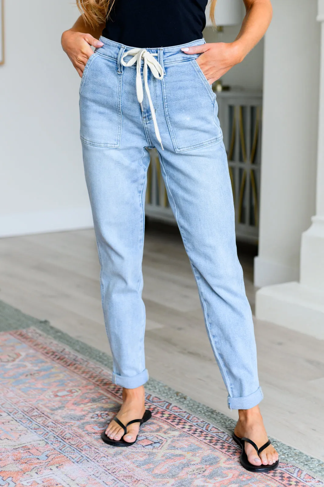 Cooper High Rise Vintage Denim Jogger