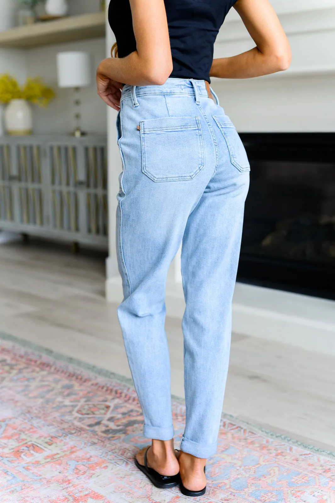 Cooper High Rise Vintage Denim Jogger