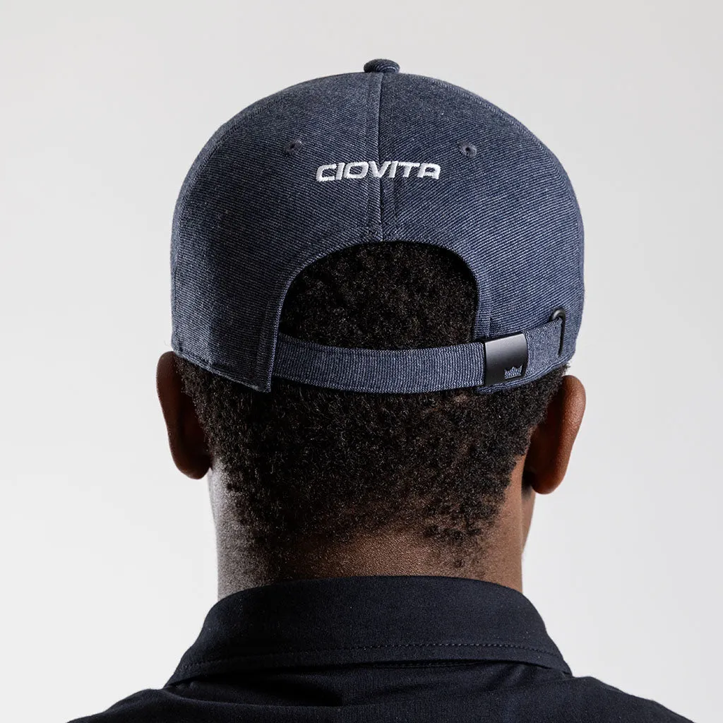 Curved Peak Adjustable Cap (Blue Melange)