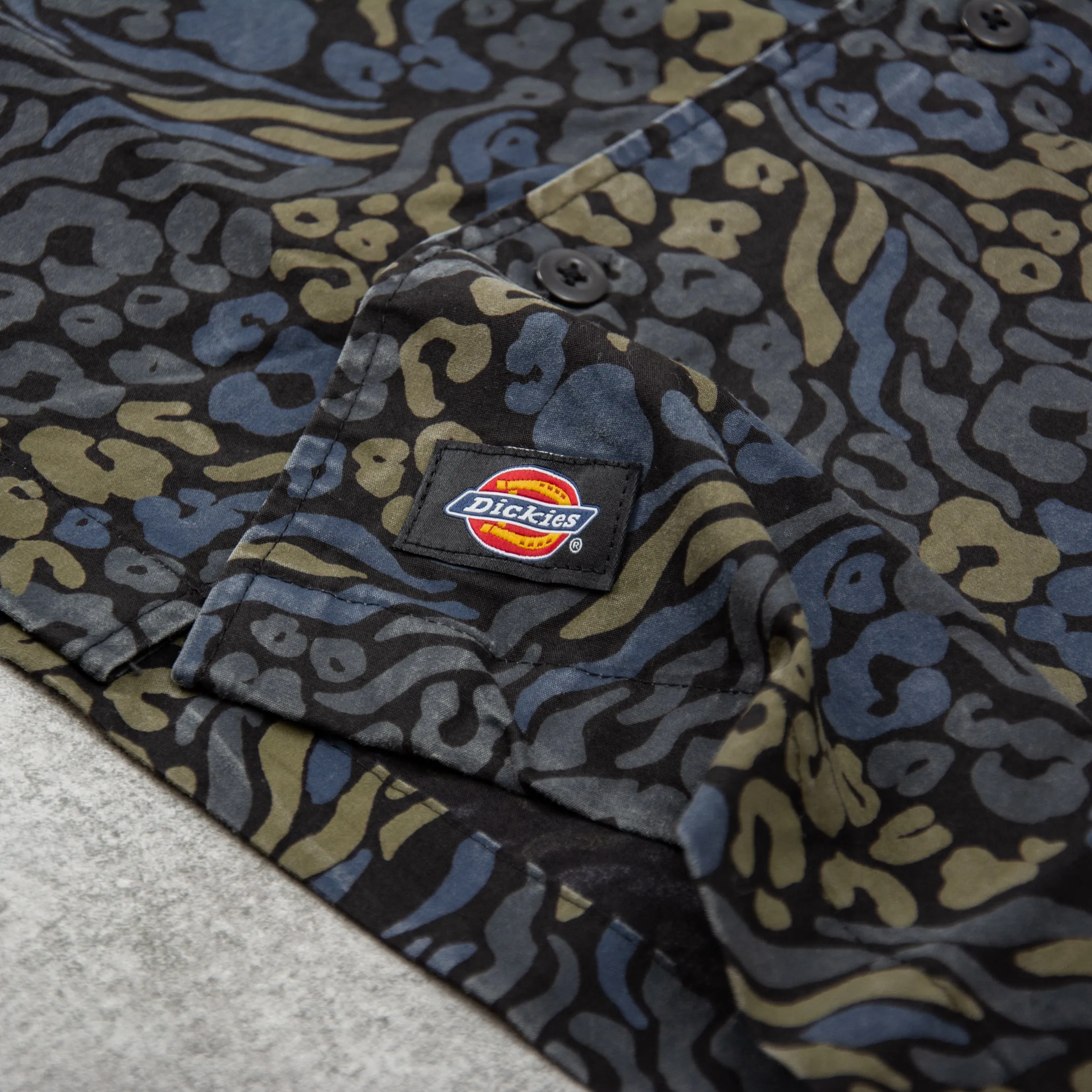 Dickies Saltville Shirt - Blue Camo