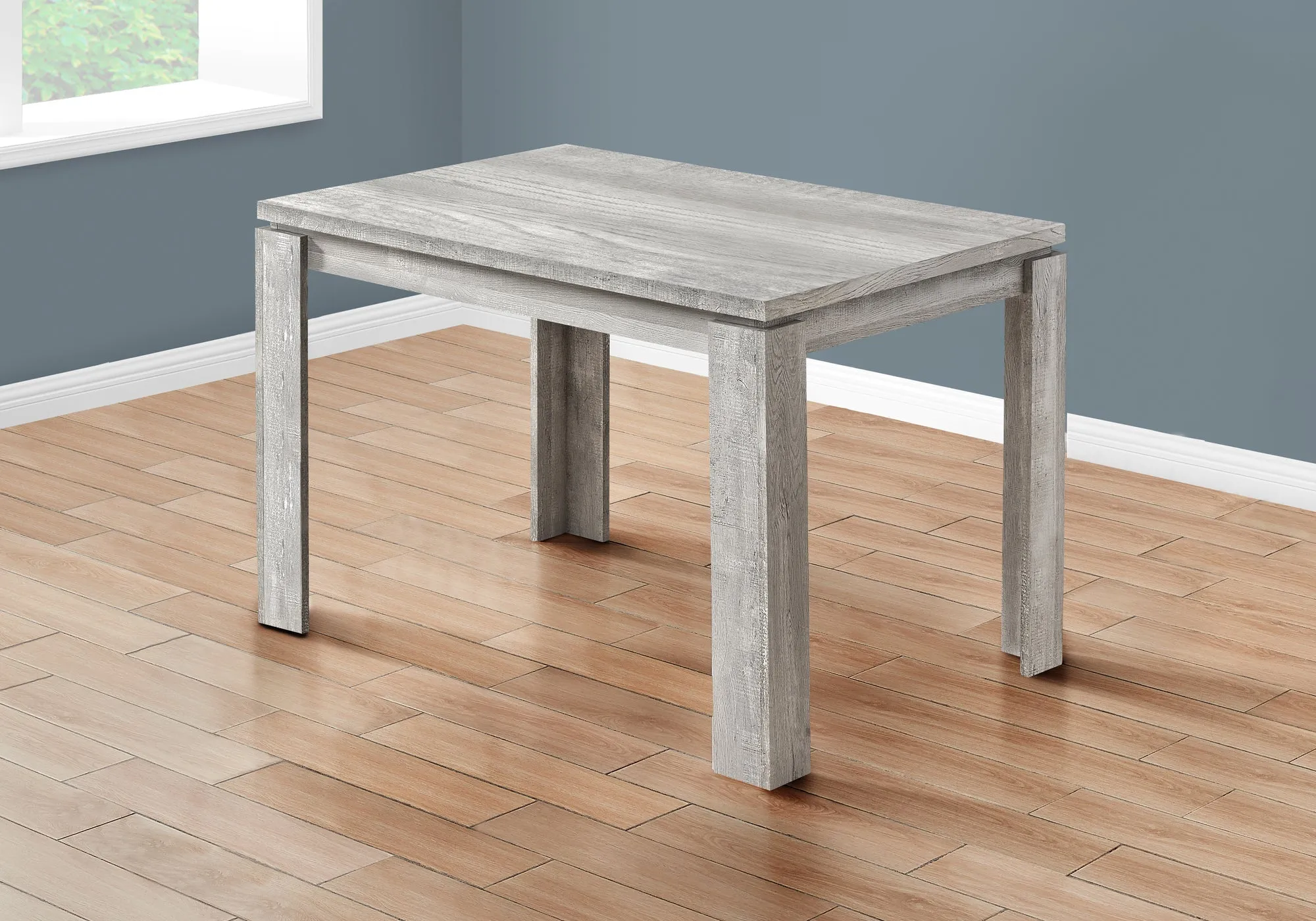 Dining Table - 32"X 48" / Grey Reclaimed Wood-Look