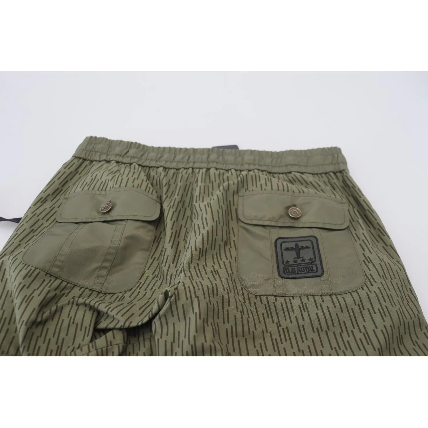 Dolce & Gabbana Elegant Green Cotton Blend Pants