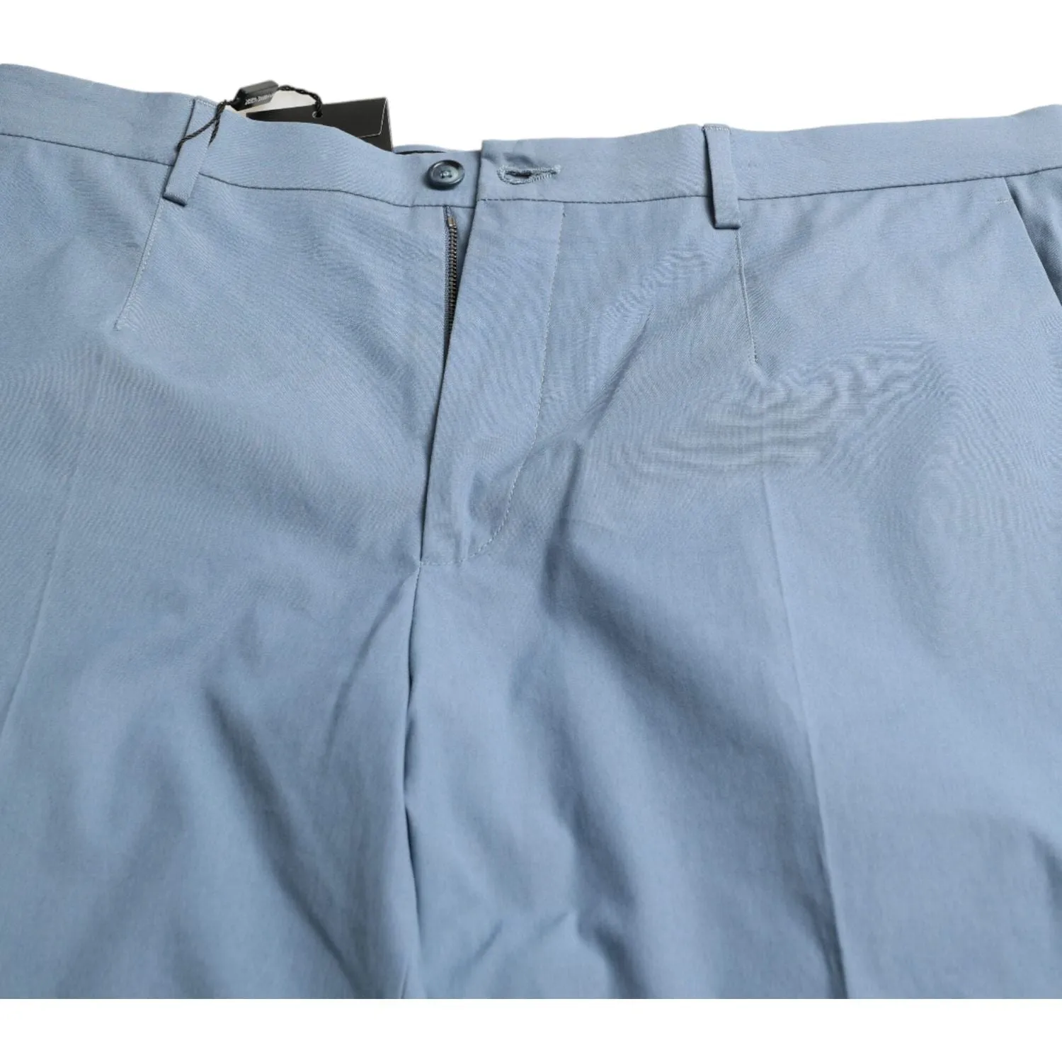 Dolce & Gabbana Sky Blue Cotton Bermuda Shorts