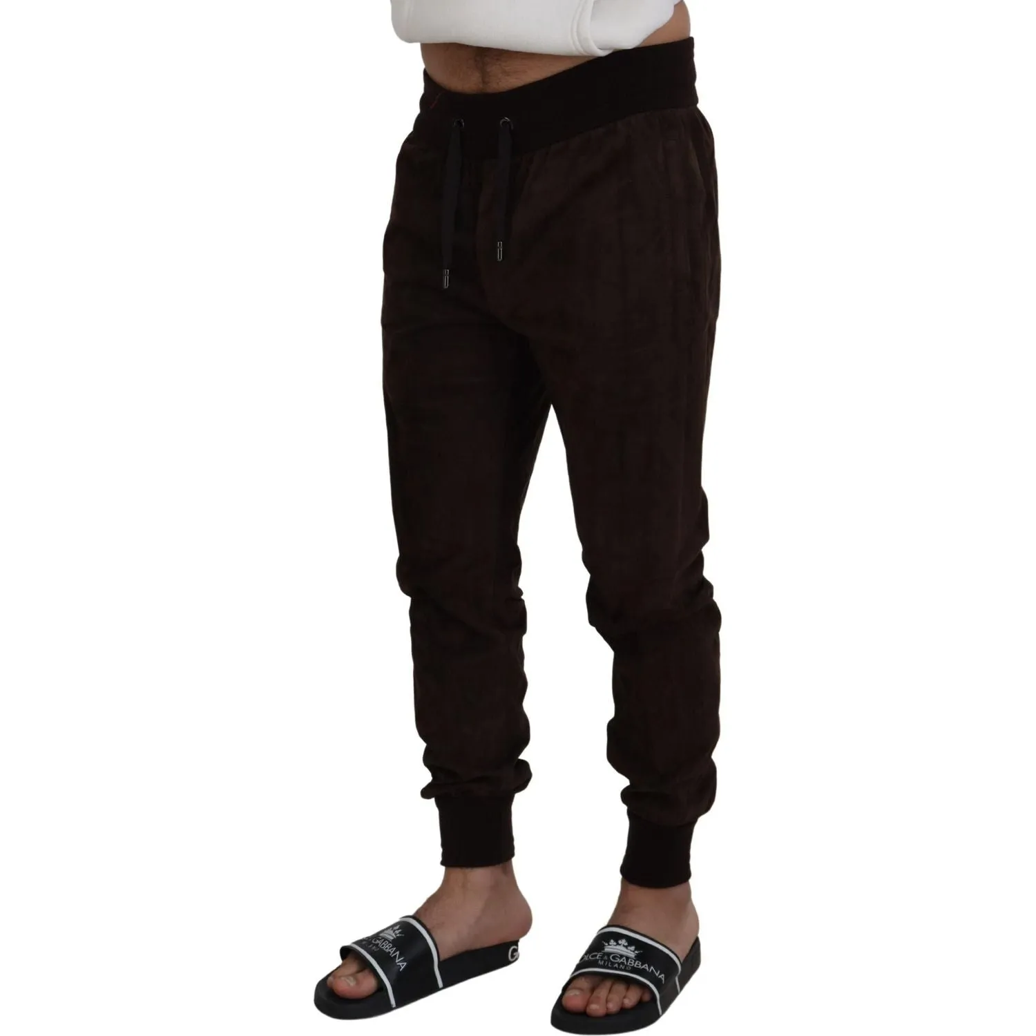 Dolce & Gabbana Stunning Authentic Jogger Pants in Brown