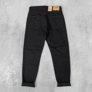 Edwin Regular Tapered Jeans Kaihara Stretch - Black Unwashed