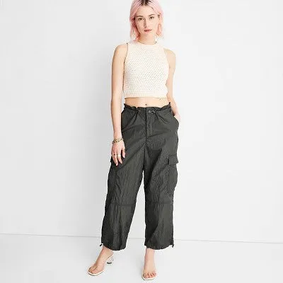 Future Collective with Alani Noelle Women's High Rise Relaxed Leg Ankle Joggers