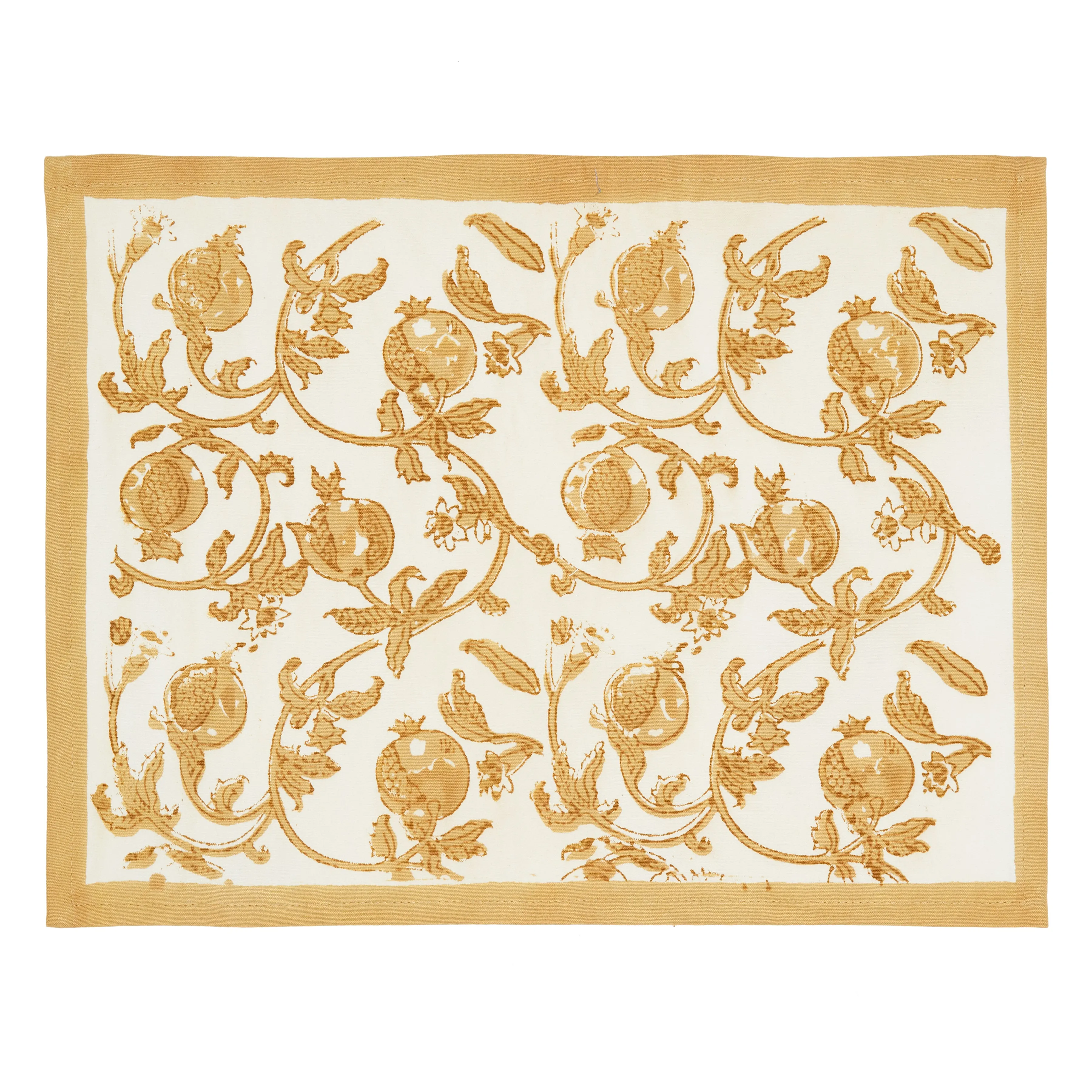 Granada Placemats Mustard, Set of 6