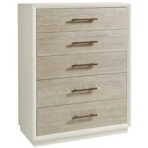 High Gloss Boca Grande Five Drawer Chest