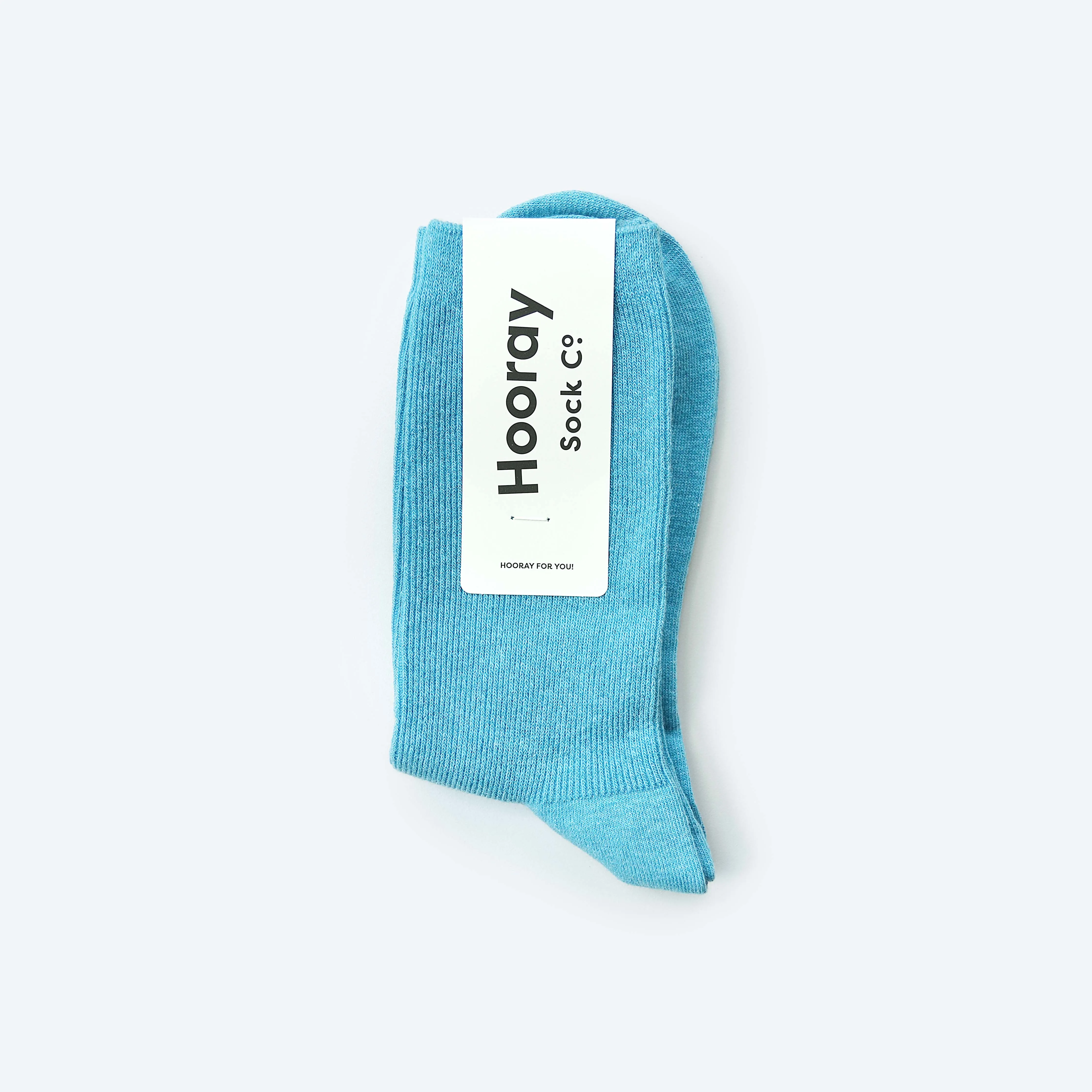 Hooray Sock Co. - Sky (Cotton): Small (Women's 4 - 10)