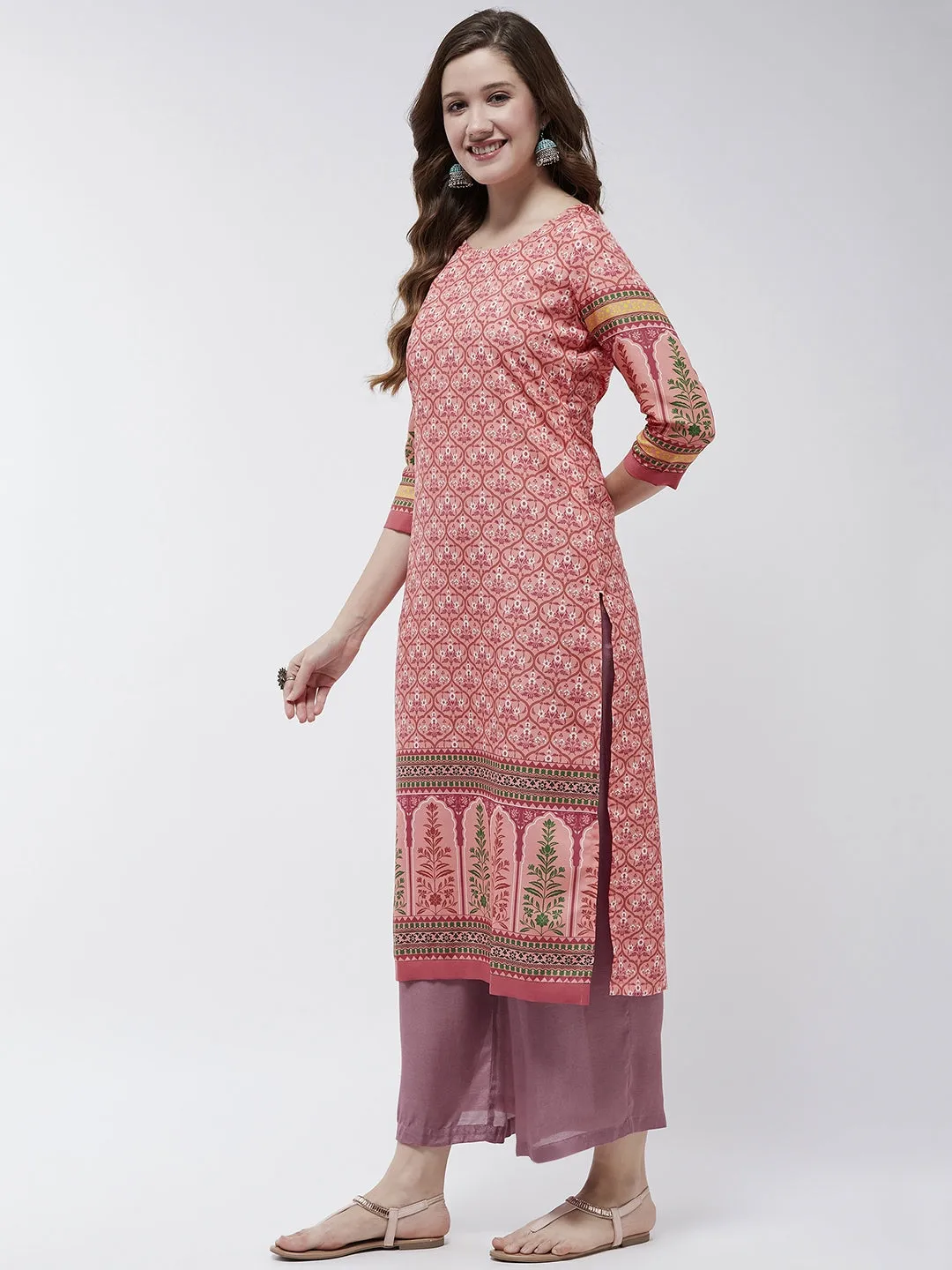 Jaipur Haat Placement Allover Kurta