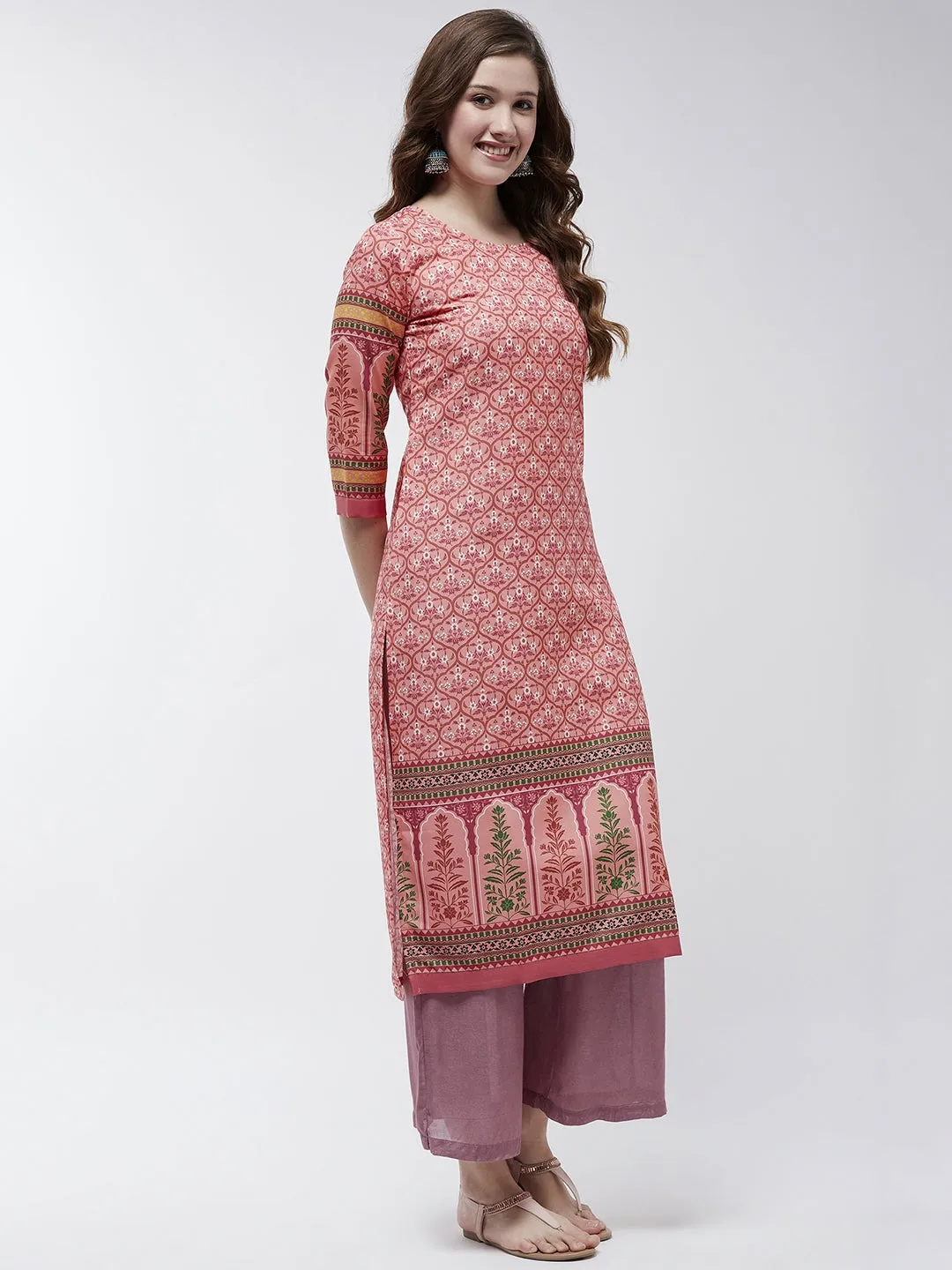 Jaipur Haat Placement Allover Kurta