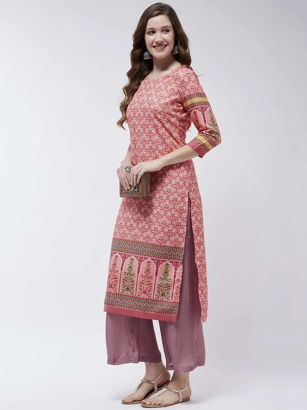 Jaipur Haat Placement Allover Kurta