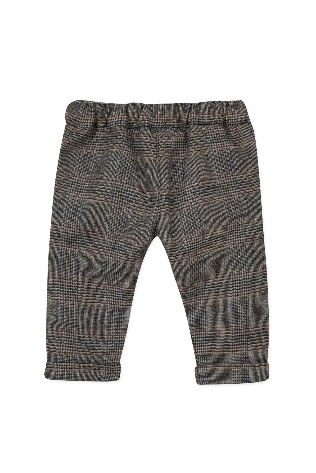 Light Brown Plaid Baby Pants