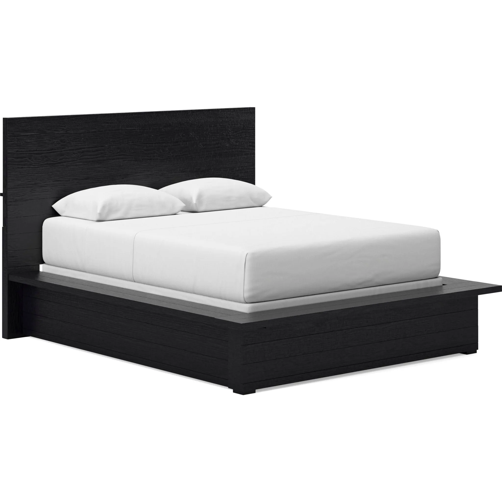 Londer-Exclusive Panel Bed - Black