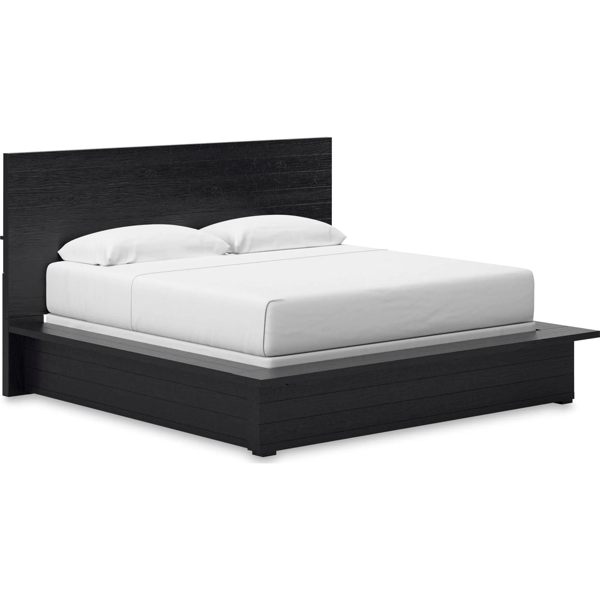 Londer-Exclusive Panel Bed - Black