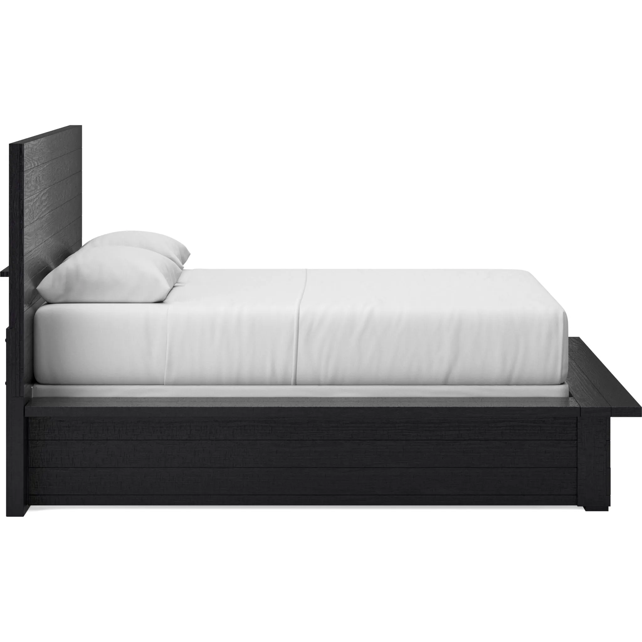 Londer-Exclusive Panel Bed - Black