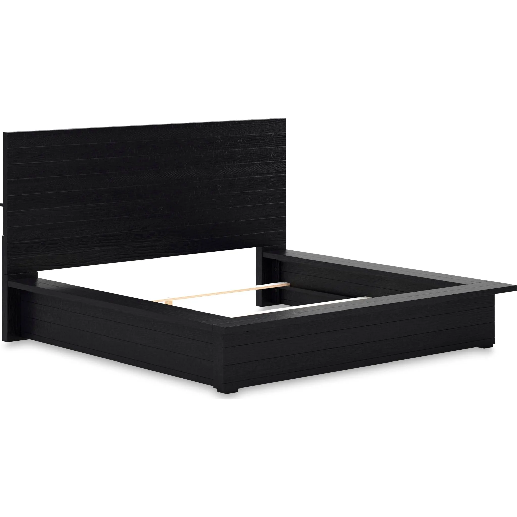 Londer-Exclusive Panel Bed - Black