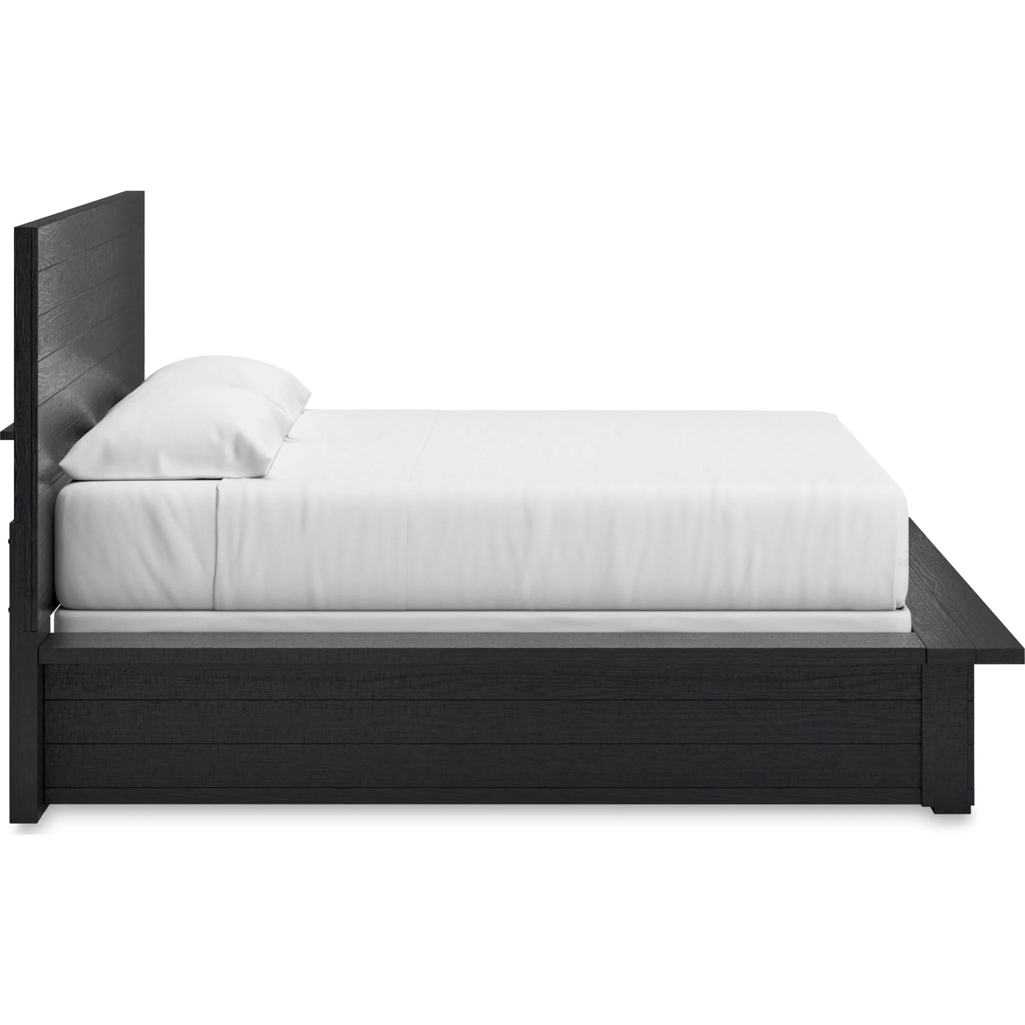 Londer-Exclusive Panel Bed - Black