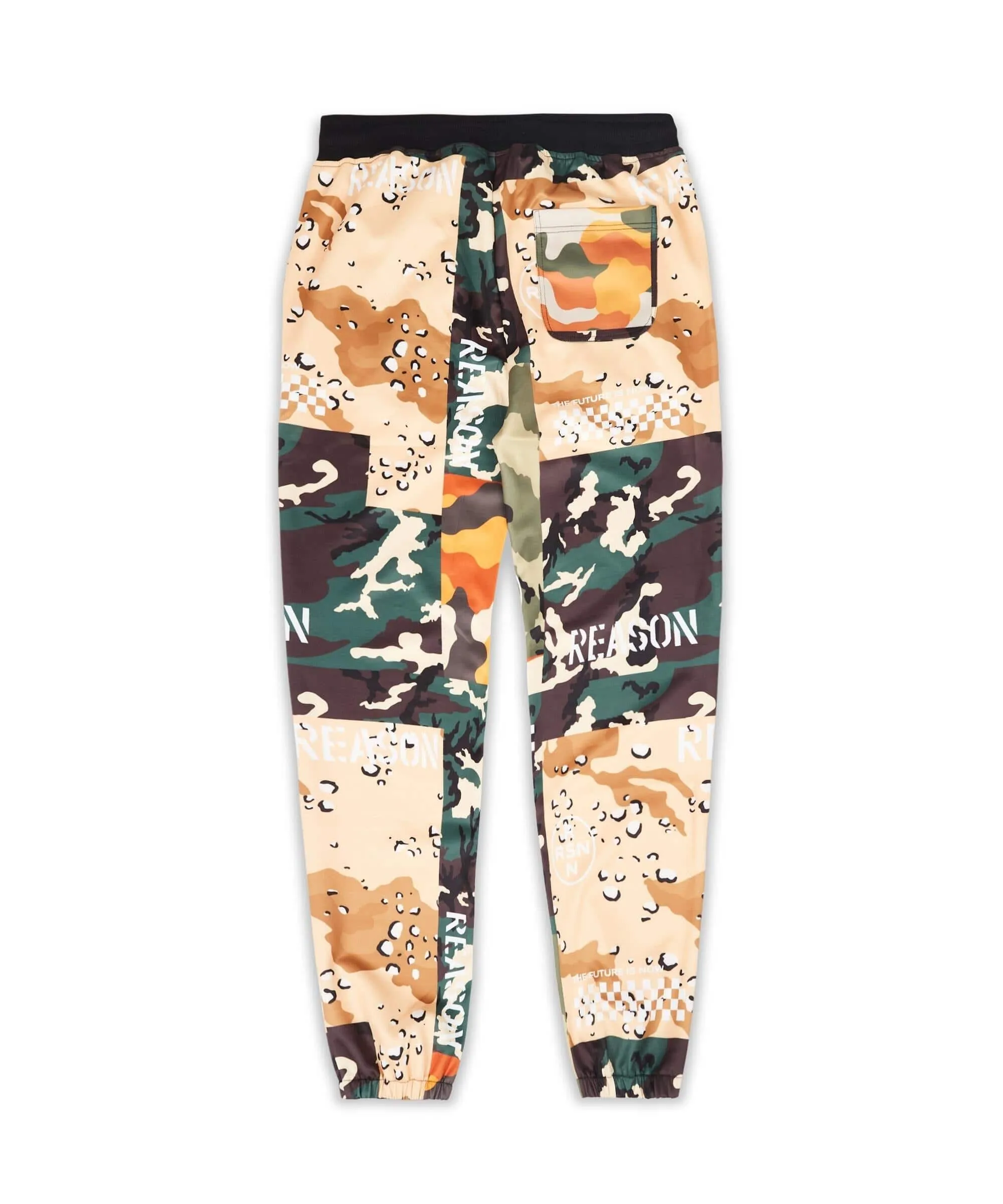 Mixed Camo Allover Print Jogger