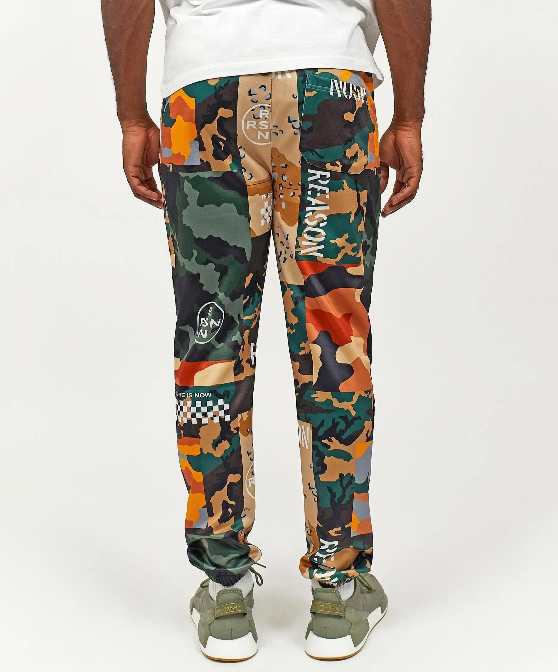 Mixed Camo Allover Print Jogger