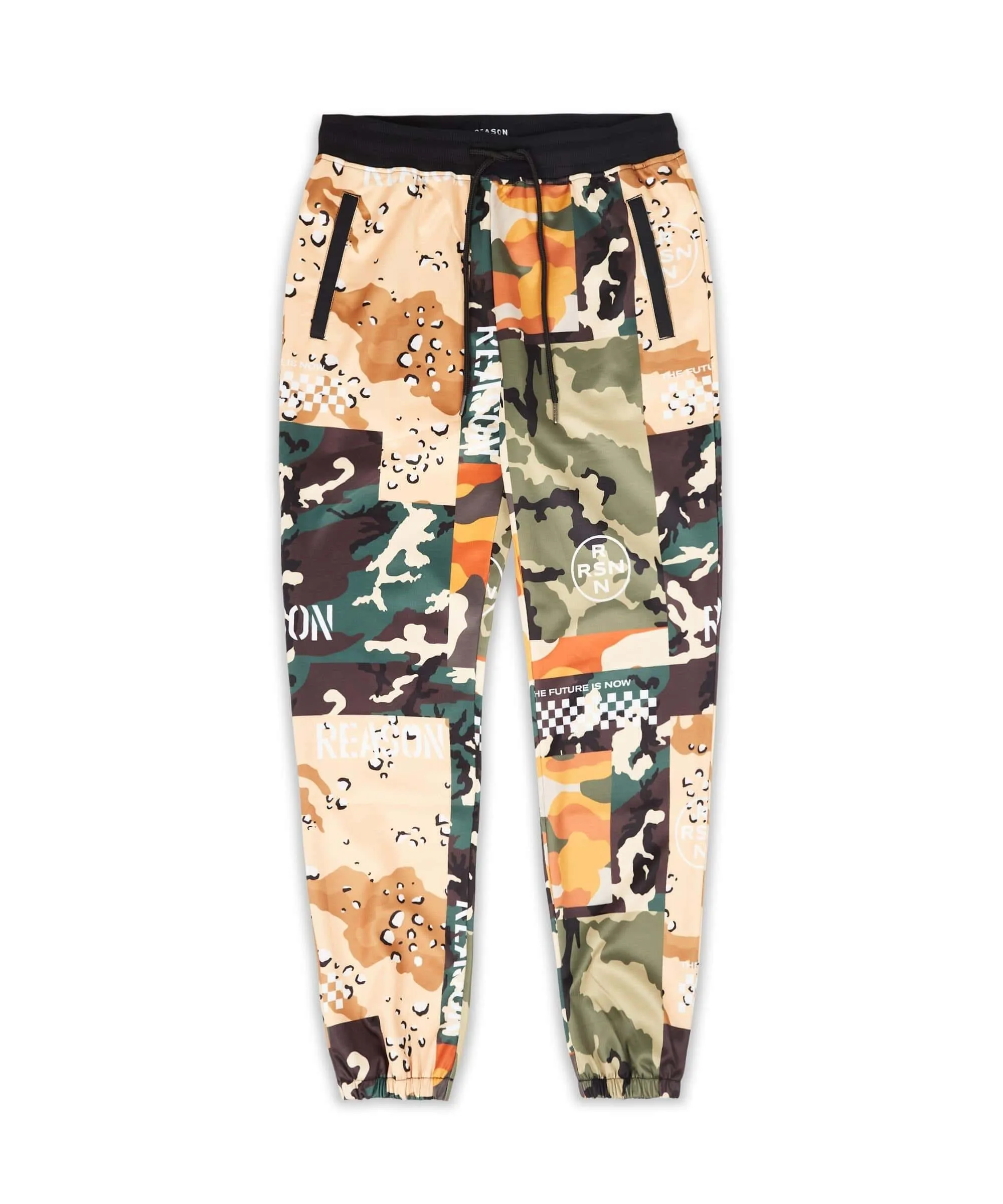 Mixed Camo Allover Print Jogger