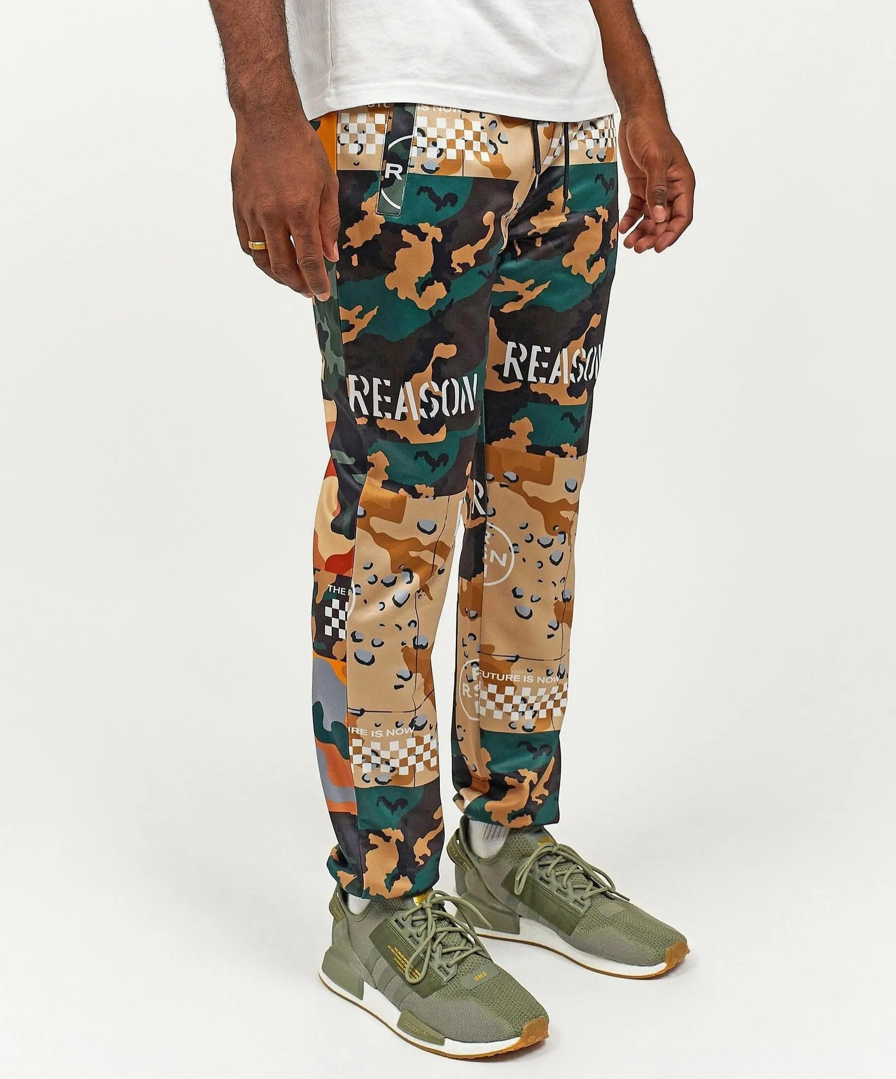 Mixed Camo Allover Print Jogger