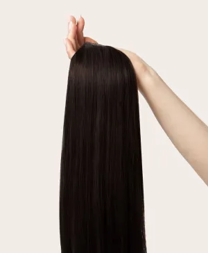 Natural Black, 16" Classic Clip-In Hair Extensions, 1B | 100g