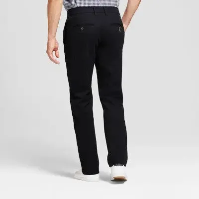 New - Men's Every Wear Straight Fit Chino Pants - Goodfellow & Co Black 32x30