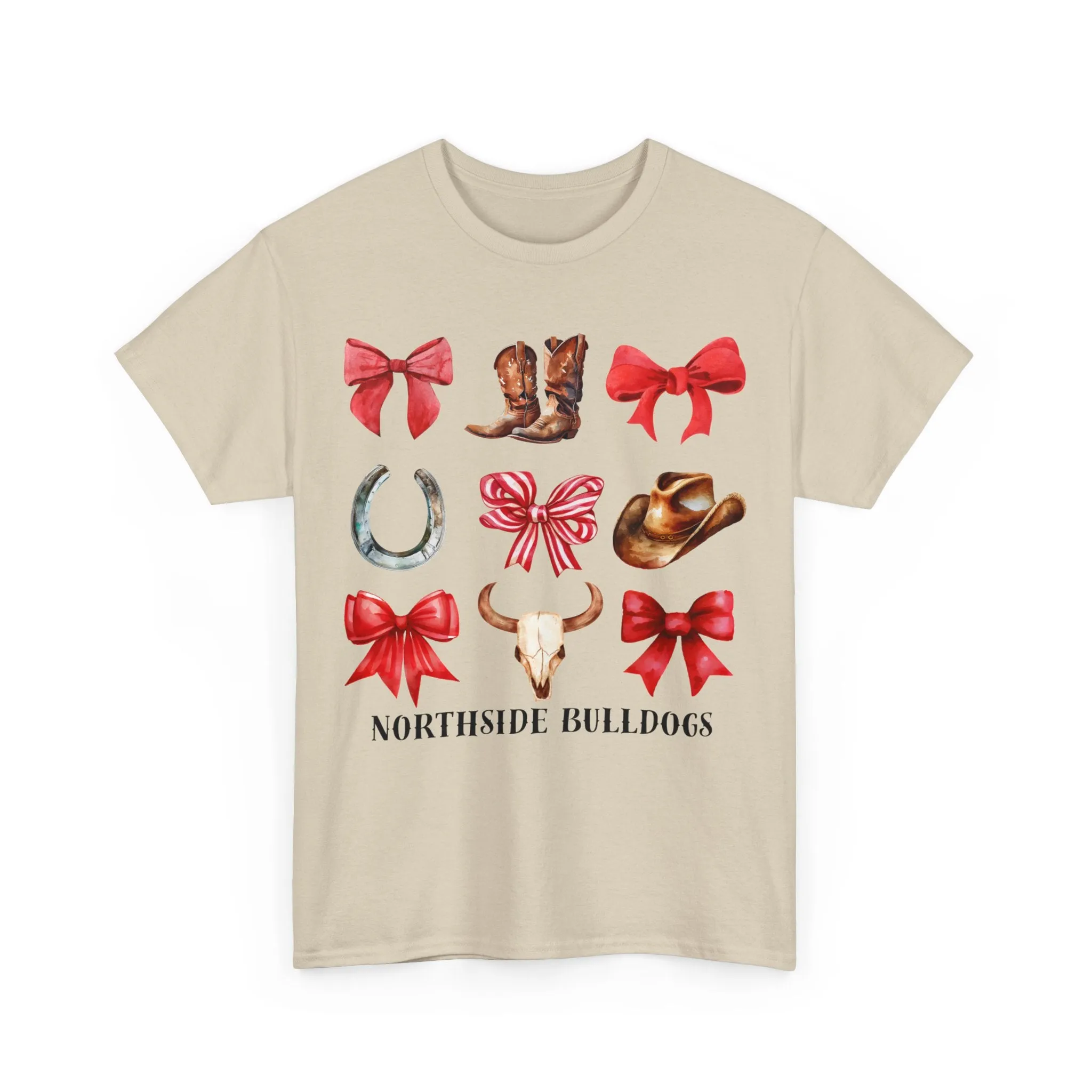 Northside Elementary Cowboys and Bows Gildan Unisex Heavy Cotton Tee