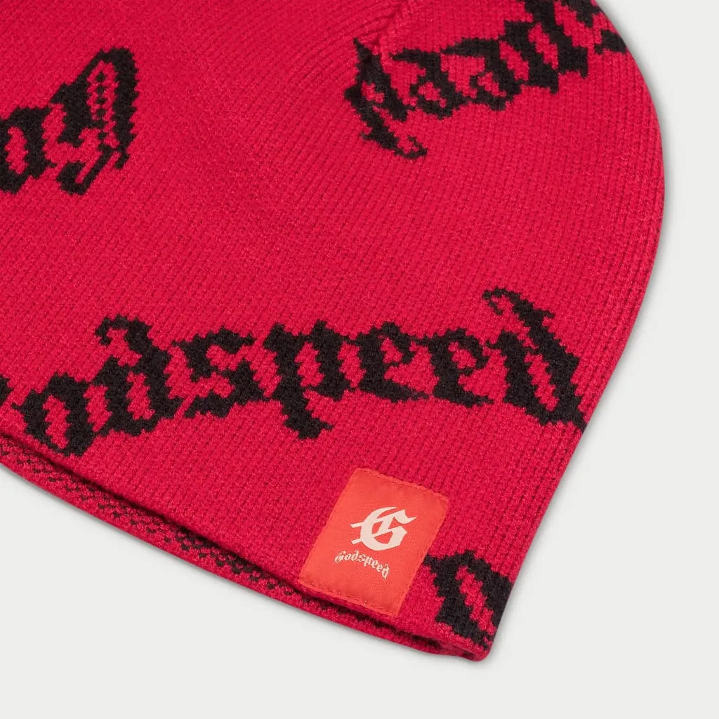 OG Logo Beanie (Red )