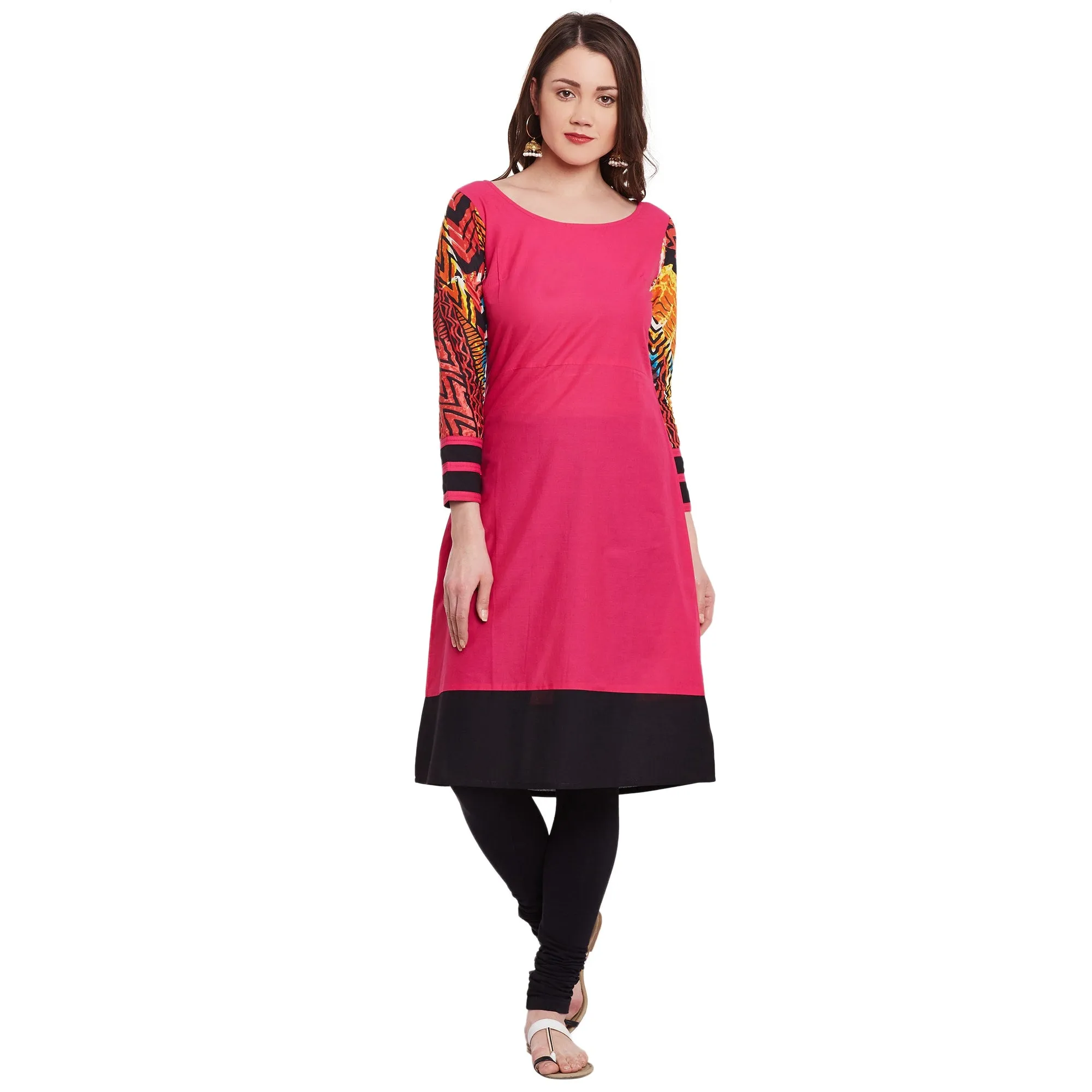 Pannkh Casual Full Sleeve Printed Women's Kurti