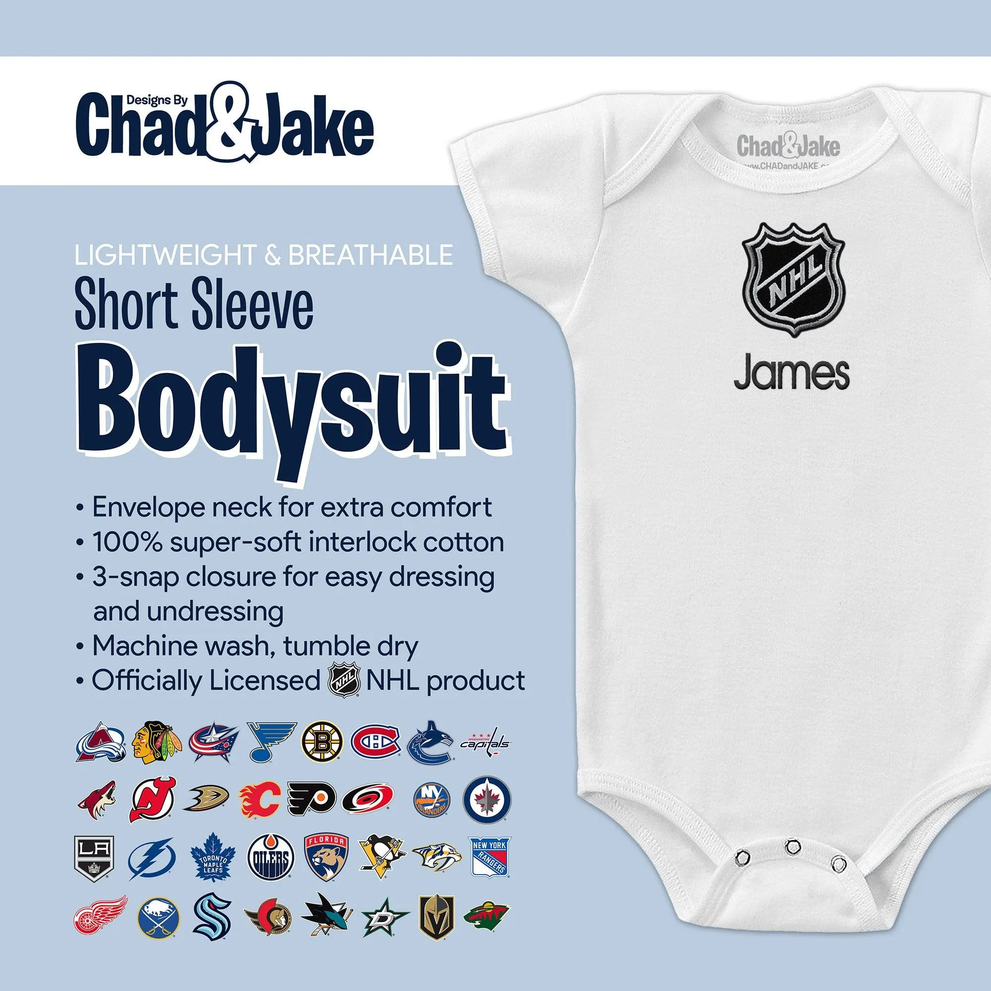 Personalized NHL Shield Bodysuit