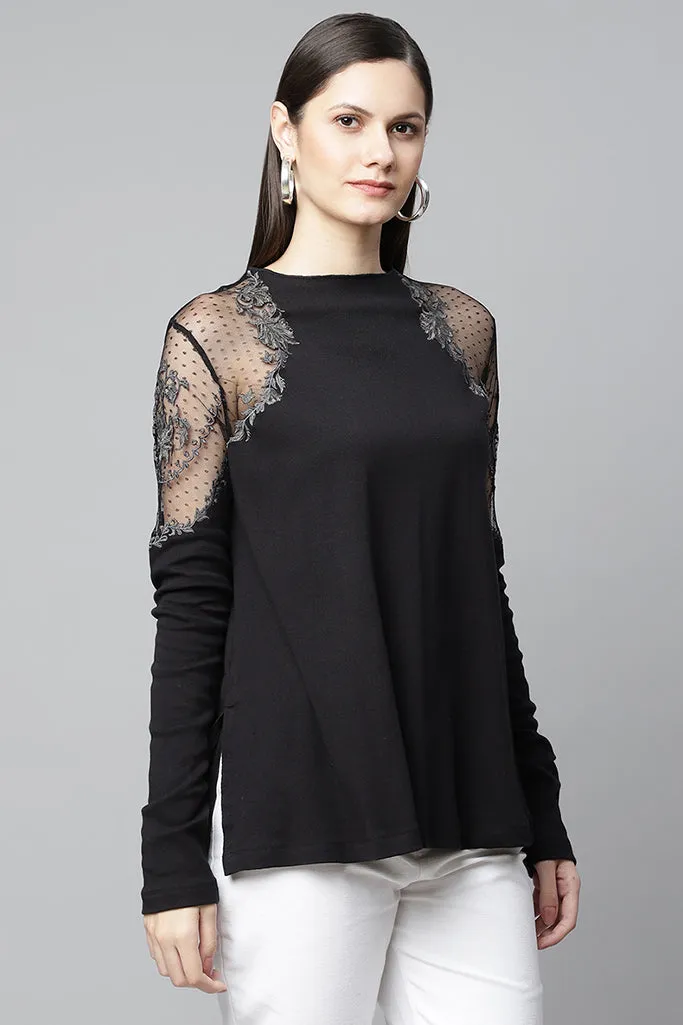 Power Mesh Black Top