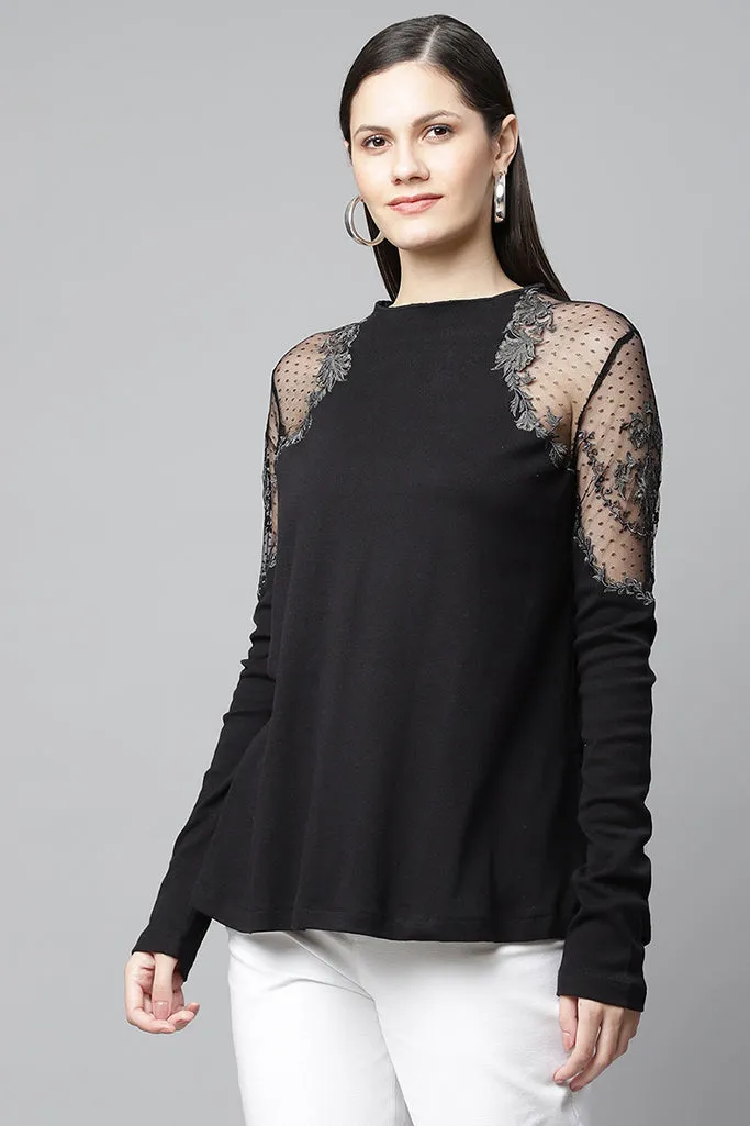 Power Mesh Black Top